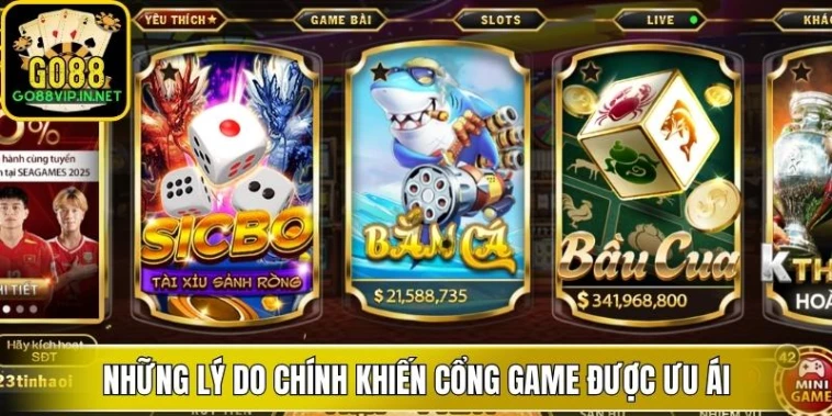 nhung ly do chinh khien cong game duoc uu ai